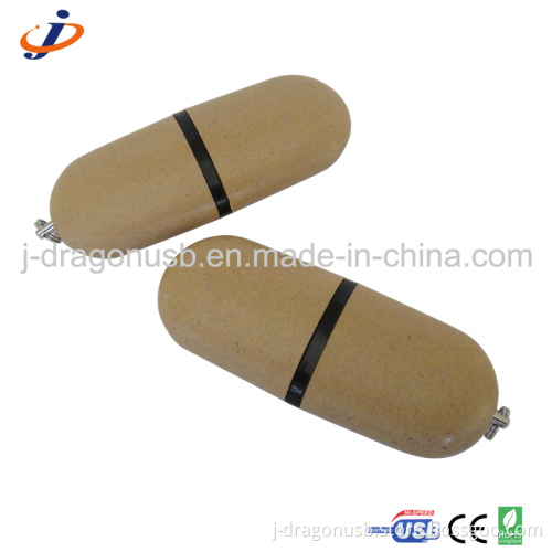 Environment-Friendly Biodegradable Paper Pill USB Flash Drive Jw154